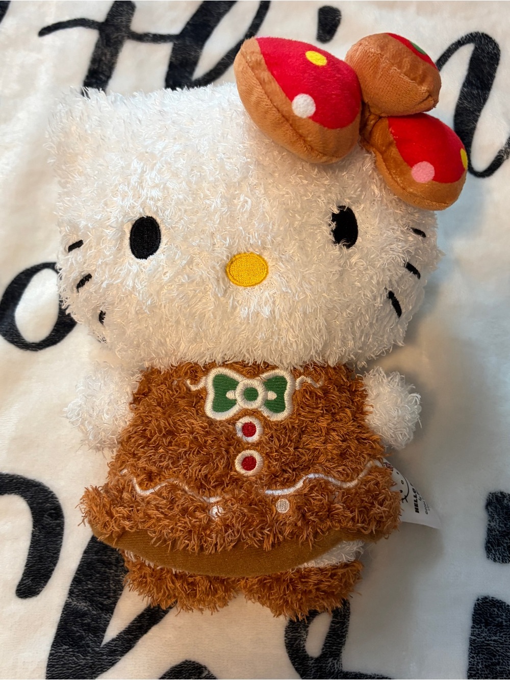 Sanrio Hello Kitty Plush in White, Brown and Red
